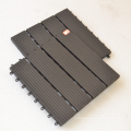 Wood Plastic Composite Decking DIY Tile Interlock Terrace WPC Decking Tile